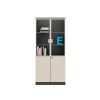 Factory Price New Wood Design The Wooden Bookshelf Executive Storage Office Filing Cabinet with Glass Door - Apricot